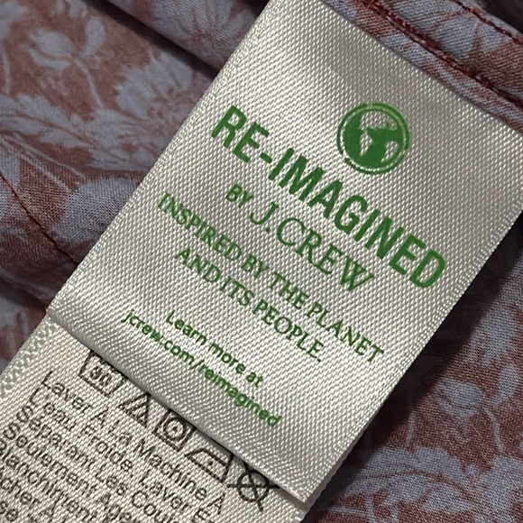 J Crew “Made with Liberty” Fabric Button Up Blouse-100% Cotton-6-Like New-Purple - Picture 11 of 16